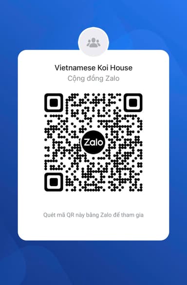 Vietnamese Koi House - Zalo Group QR